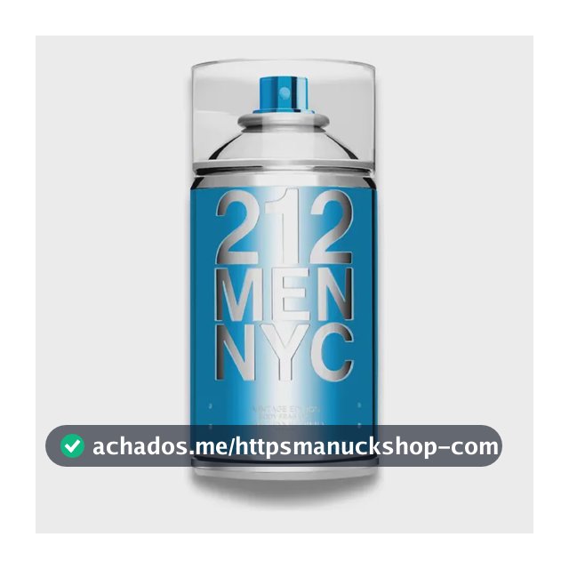 Body Spray Carolina Herrera 212 Men NYC Body Fragrance 250 ml