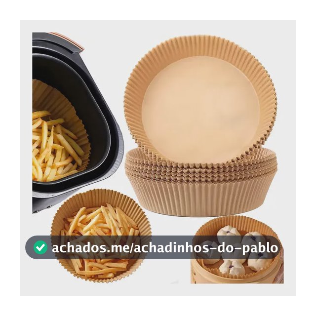 Fritadeira de papel antiaderente Clink Air Fryer Air Fryer 4,5 L marrom claro