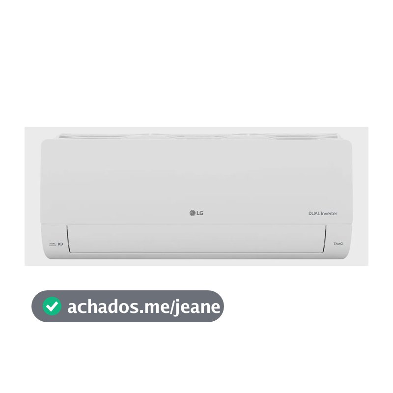 Ar-condicionado LG Dual Inverter Ai Voice 9.000 Btu Frio- 22 Branco 220v
