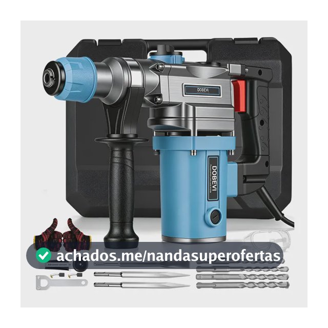 Martelete Perfurador Rompedor Professional Concreto Dobevi Azul-aço 110v 60hz