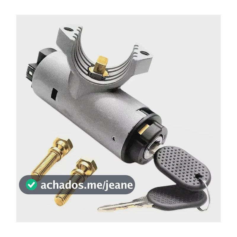 Trava Direção + Cilindro + Comutador Uno Fiorino 1985 A 2002