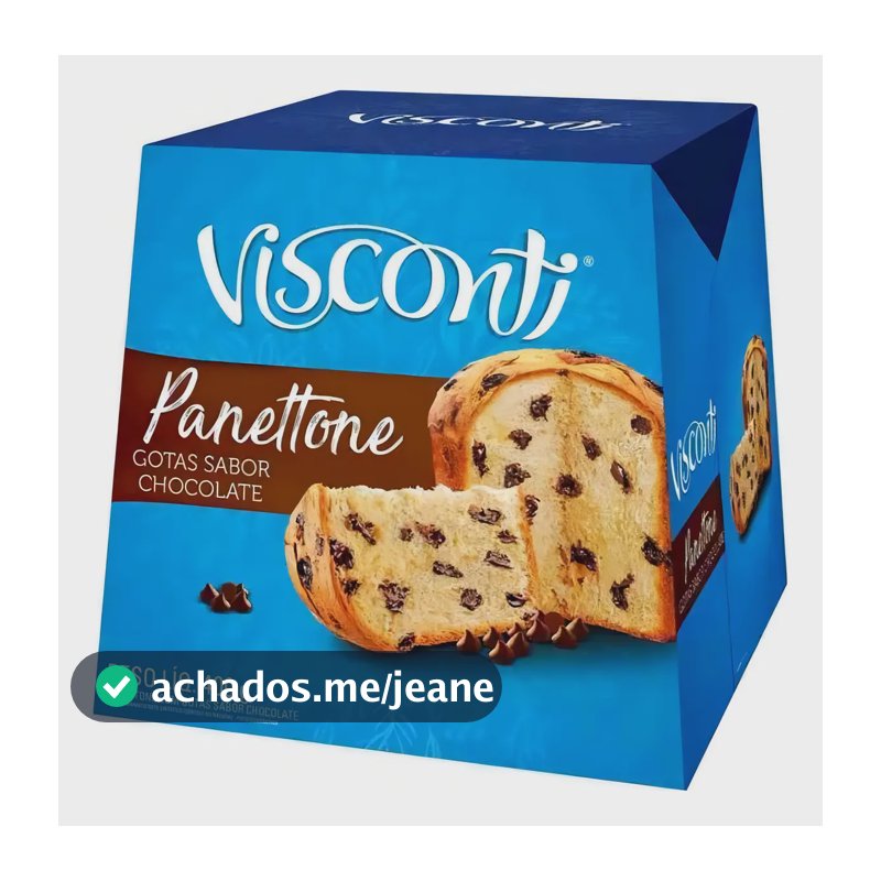 Panetone Visconti, Pannetone Gotas De Chocolate 400g