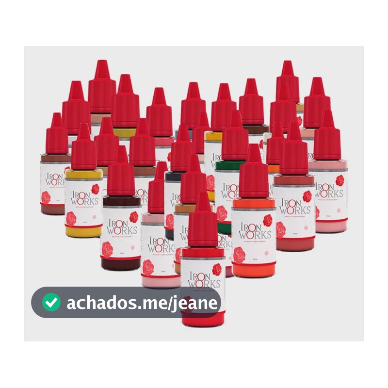 Pigmento Iron Works 15ml - Castanho Claro