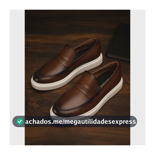 Sapato Loafer Masculino Mocassim Couro Casual Comfort Luxo