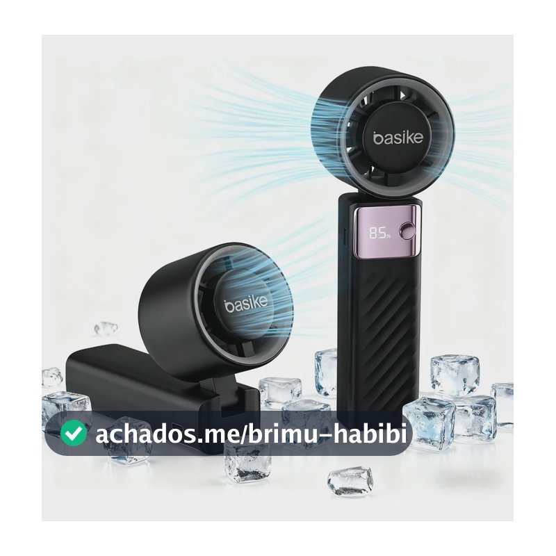 Mini Ventilador Portátil Turbo Portátil, Ventilador Portátil De Mão, A Gel A Gelo 199 Configurações Ajustáveis, Usb Recarregável, Adequado Para Uso Em Viagens/Ao Ar livre/Em Casa/No Escritório, Preto