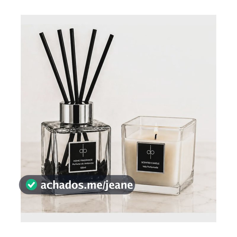 Kit Difusor E Vela - Black T. Oriental Oud 100ml Di Piettro