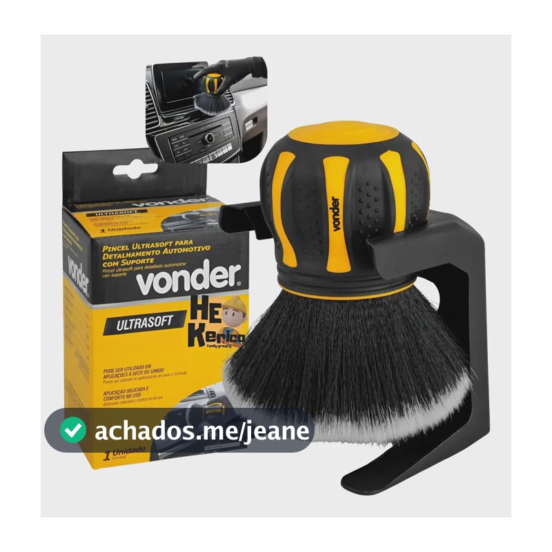 Pincel Macio Detalhamento Automotivo Kit Limpa Carro Restaur Ball Ultrasoft Macio