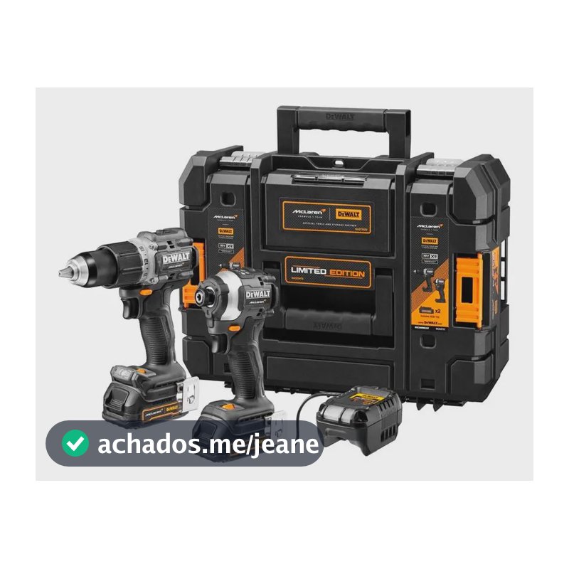 Parafusadeira Elétrica Dewalt Mclaren Dck200me2gt-br Amarelo 127/220v 50hz/60hz
