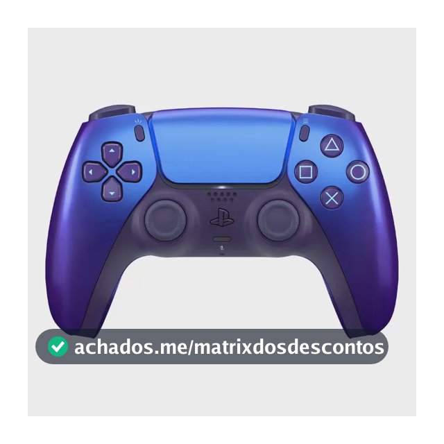 Controle Sem Fio Dualsense Playstation 5 Chroma Indigo Cor Azul