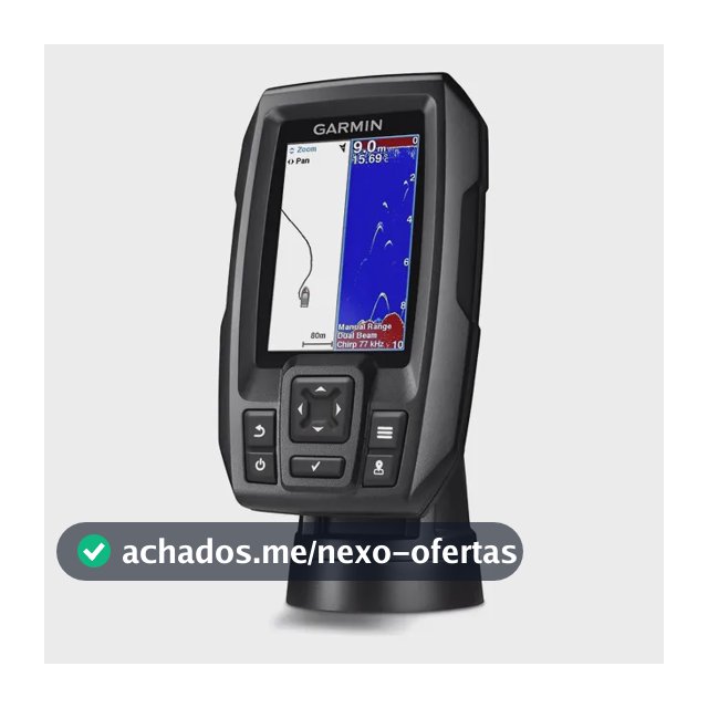 Gps Garmin Náutico Striker 4 Plus+ Transducer Completo