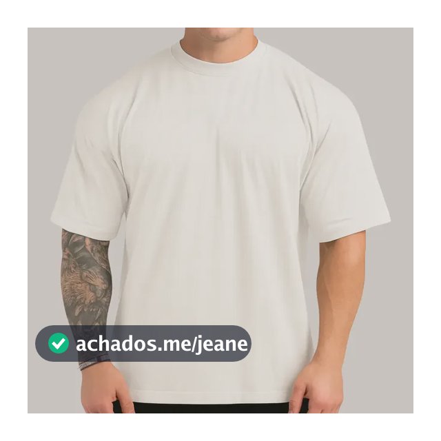 Camiseta Oversized Masculina Treino Academia Estilo Casual
