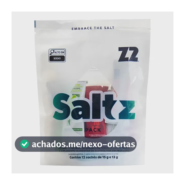 Z2 Saltz Pack 12 Sticks 15g Sortidos Eletrólitos Sódio Saltz Pack