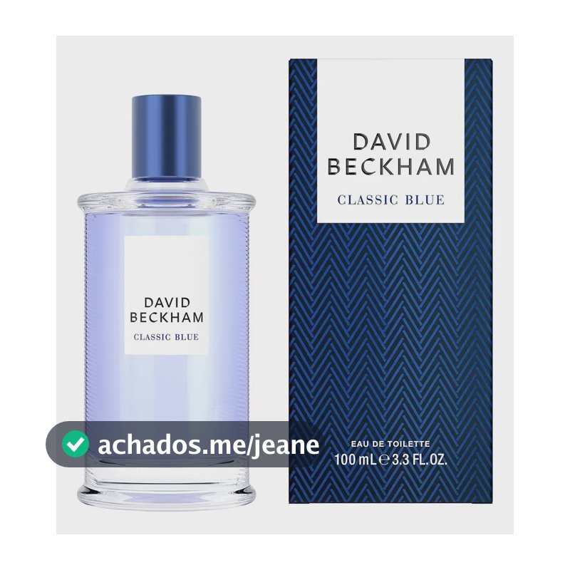 Perfume Classic Blue Masculino Eau De Toilette 100 Ml David Beckham