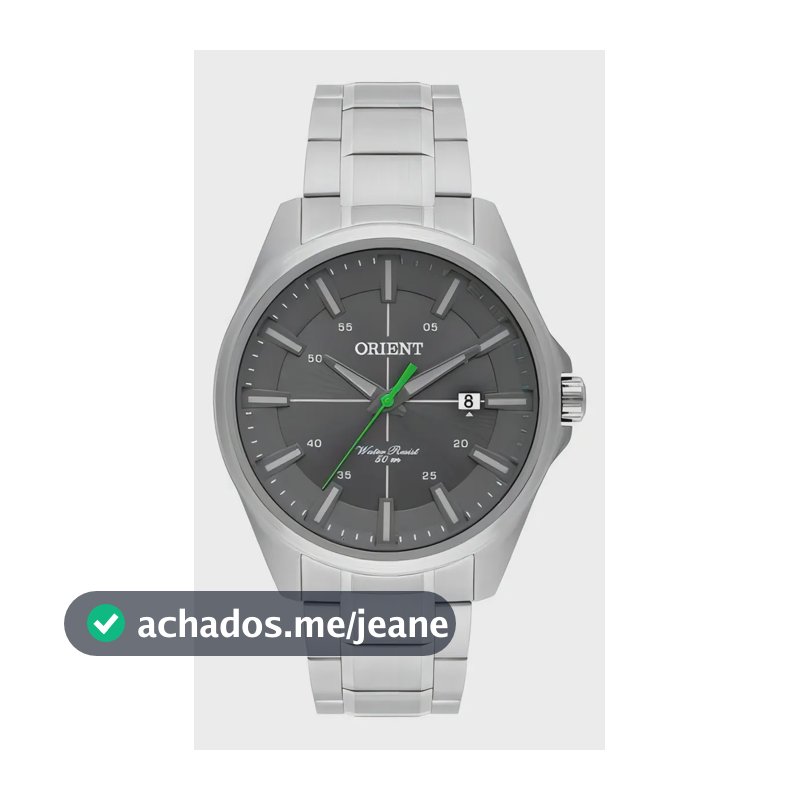 Relógio Masculino Analógico Orient - Mbss1294 G1sx - Prata