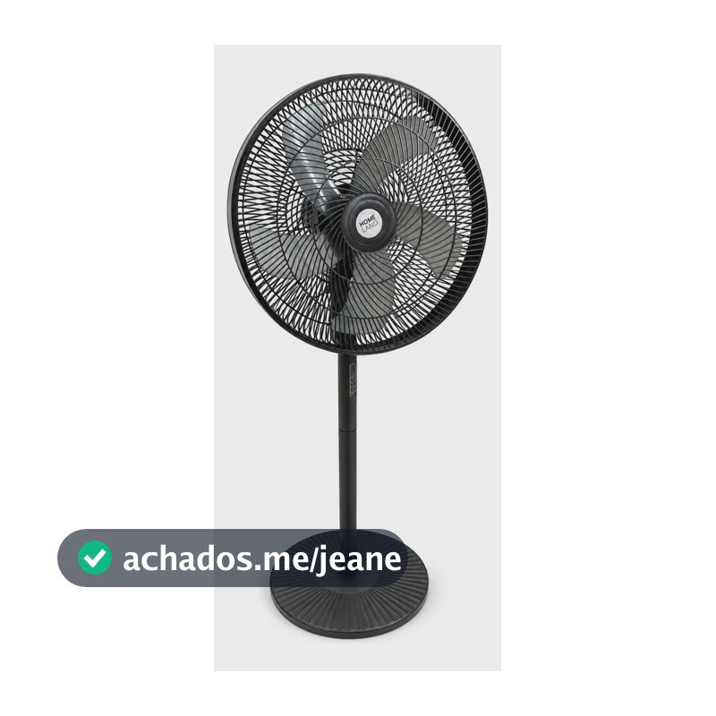 Ventilador De Coluna Home Land 5 Pás Com Controle Remoto 220 40 Cm 60 Preto 220v Plástico 5