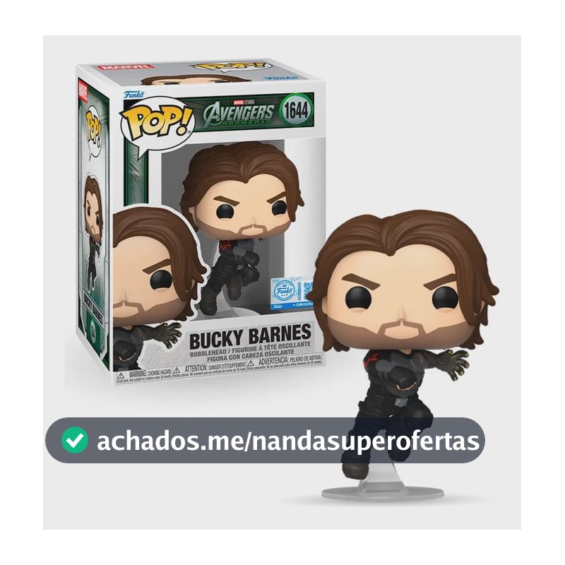 Boneco Funko Pop! Marvel Vingadores Dr Destino Bucky Barnes