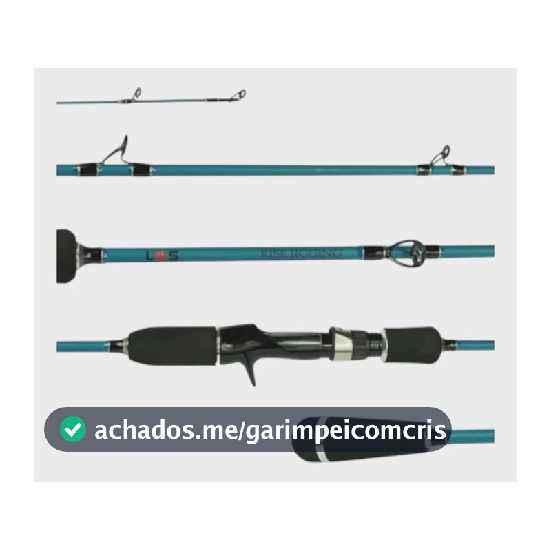 Vara Lumis Rise Jigging Carretilha 1,92m Pe4 40lb 300g 1p Azul