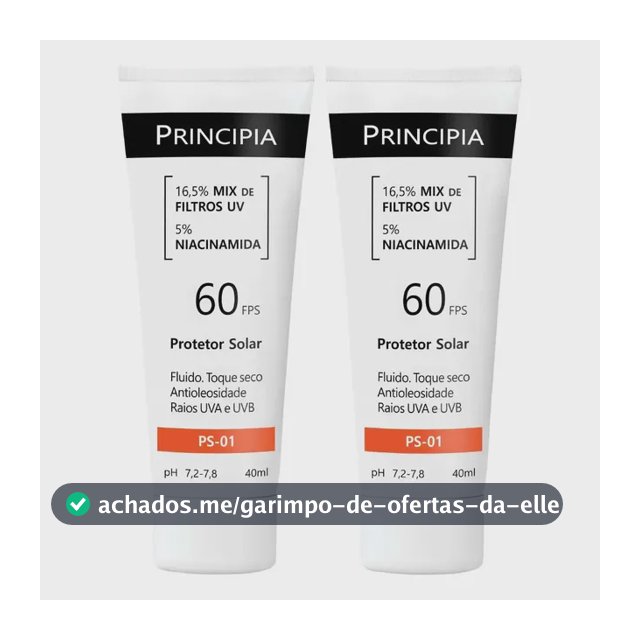 Principia Kit Protetor Solar Facial Ps-01 Fps60
