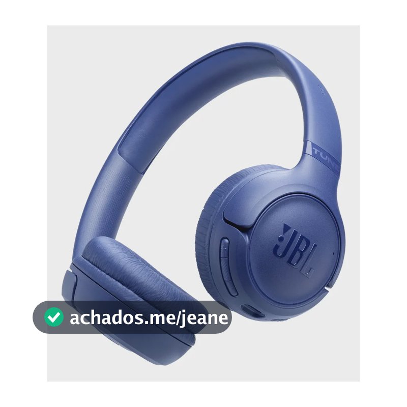 Fone De Ouvido Bluetooth Sem Fio Tune 530 Jbl - Azul Azul