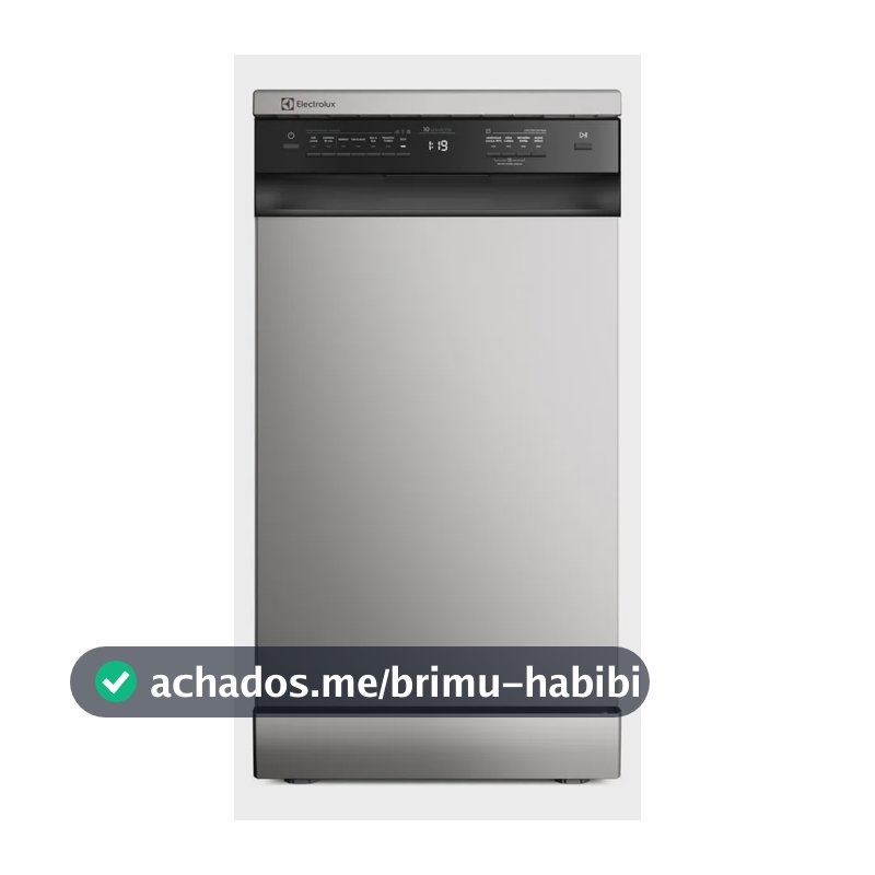 Lava-louça Electrolux 10 Serviços Inox Lava E Seca 50' Ls10e Prateado