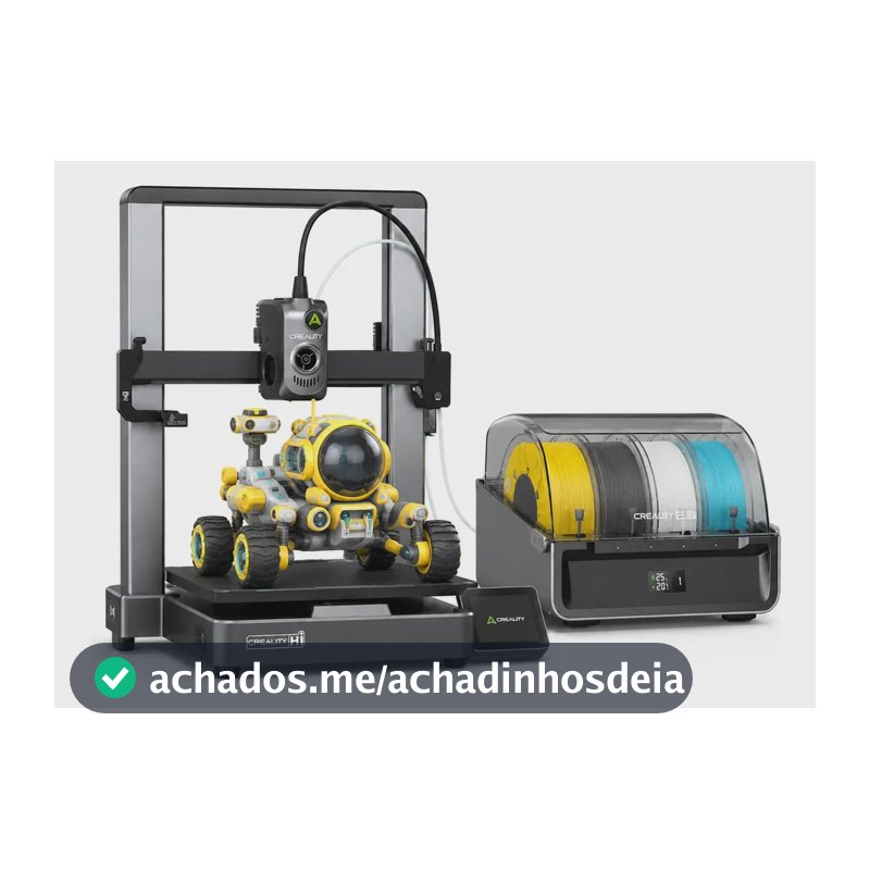 Impressora 3d Creality Hi Combo Fdm Com Cfs Sistema Multicol 127/220v Cinza