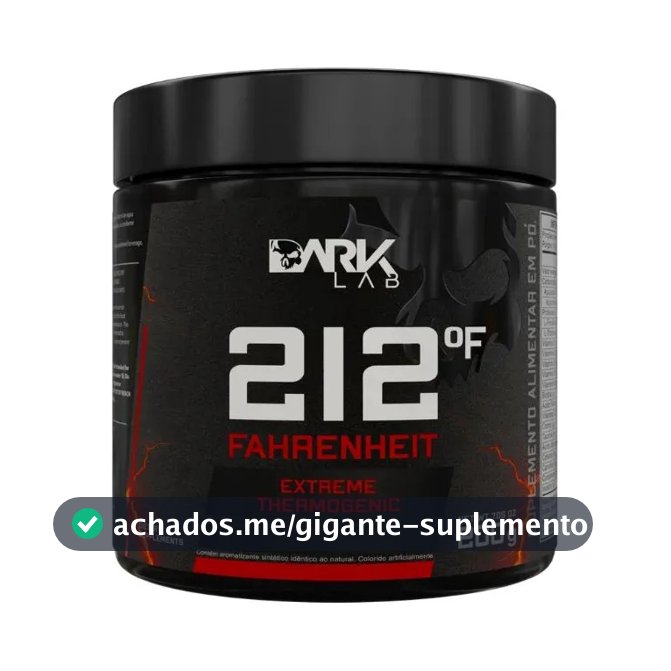 Termogênico 212 Fahrenheit Frutas Vermelhas 200g Dark Lab
