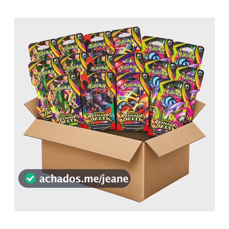 Caixa C 24 Blister Unitario Reinado Delta Pokemon Tcg Copag Português