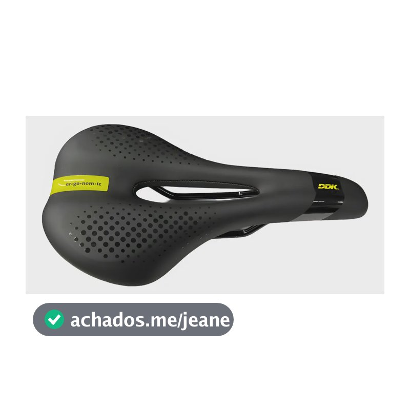 Selim DDK 3733MF Memory Foam Preto Antiprostático MTB