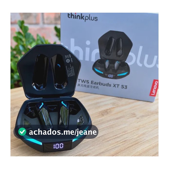Fone Bluetooth Lenovo Xt53 Preto