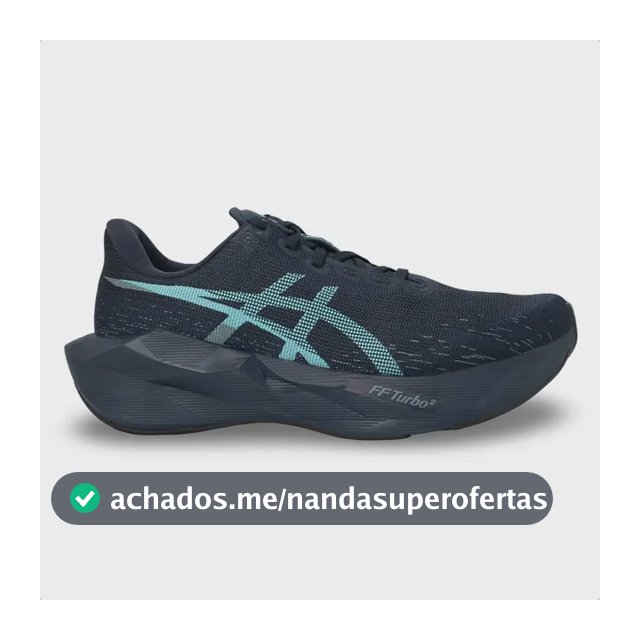 Tênis Asics Masculino Novablast 6 Corrida Performance Marinho E Azul 48 Br