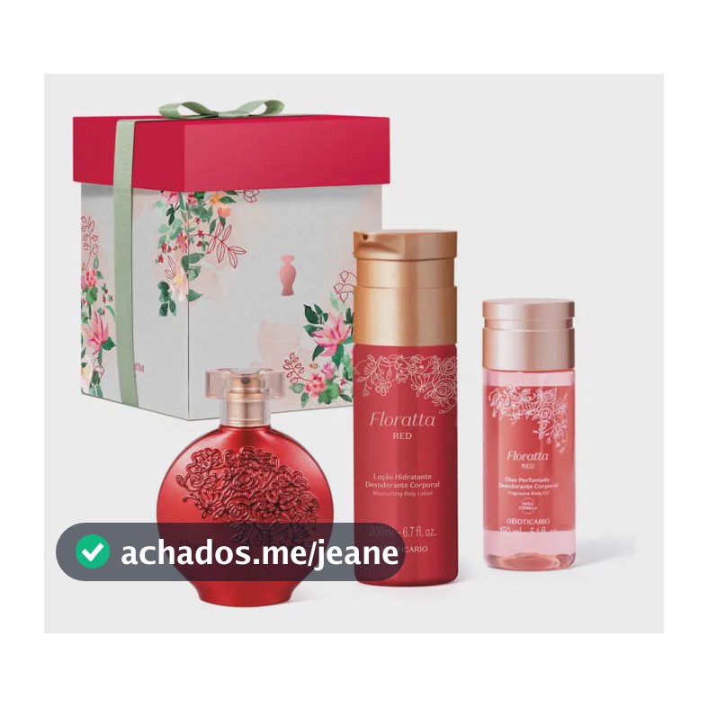 O Boticario Floratta Red (3 Itens)