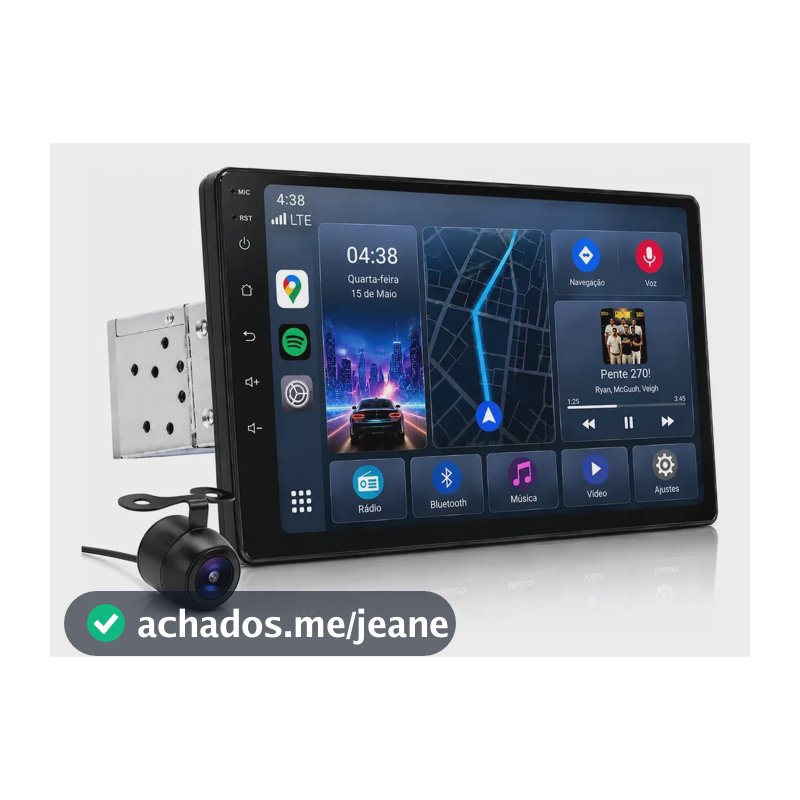 Central Multimidia 1 Din 9 Pol Knup Carplay Android Auto Central Multimídia Knup 936 1din 9p Android Auto Bt Cam Ré