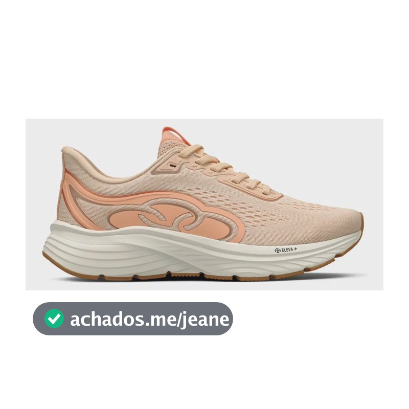 Tênis Masculino Olympikus Veloz 3 Pessego Claro Liso 41 Br