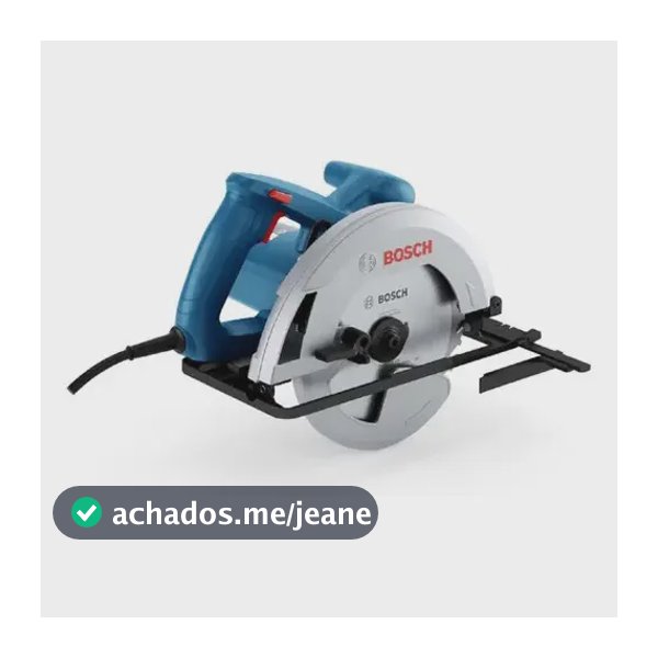 Serra circular 7.1/4 1300w. Bosch Gks130 Cor Azul Frequência 50