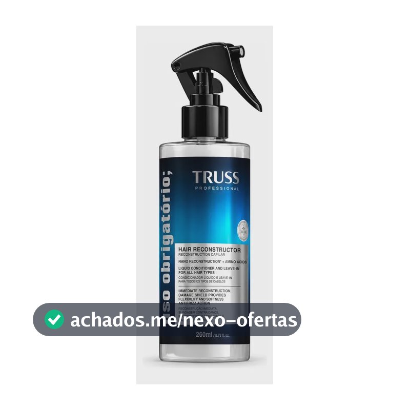 Uso Obrigatório Reconstrutor Capilar Leavein Antifrizz 260ml