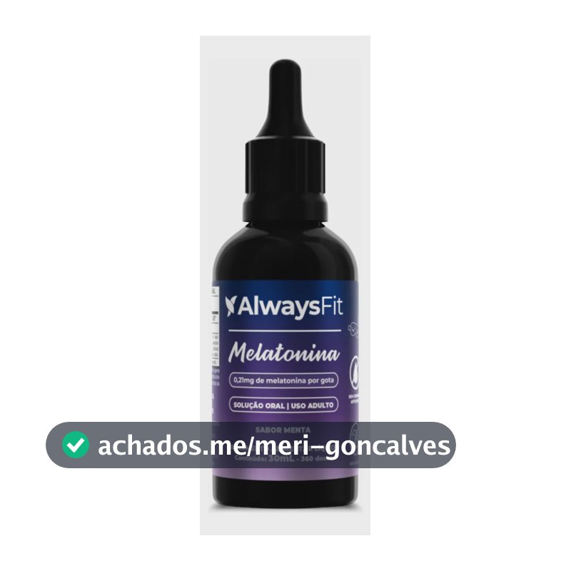 Melatonina em Gotas AlwaysFit | Sabor Menta | 30ml