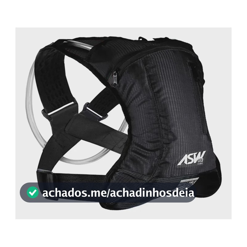 Bolsa Hidratação Asw Tank Lite Preto Mochila