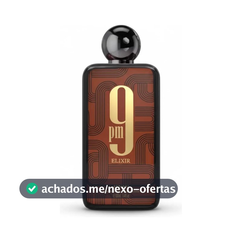 Perfume Árabe 9pm Elixir Afnan 100ml Eau De Perfum Masculino