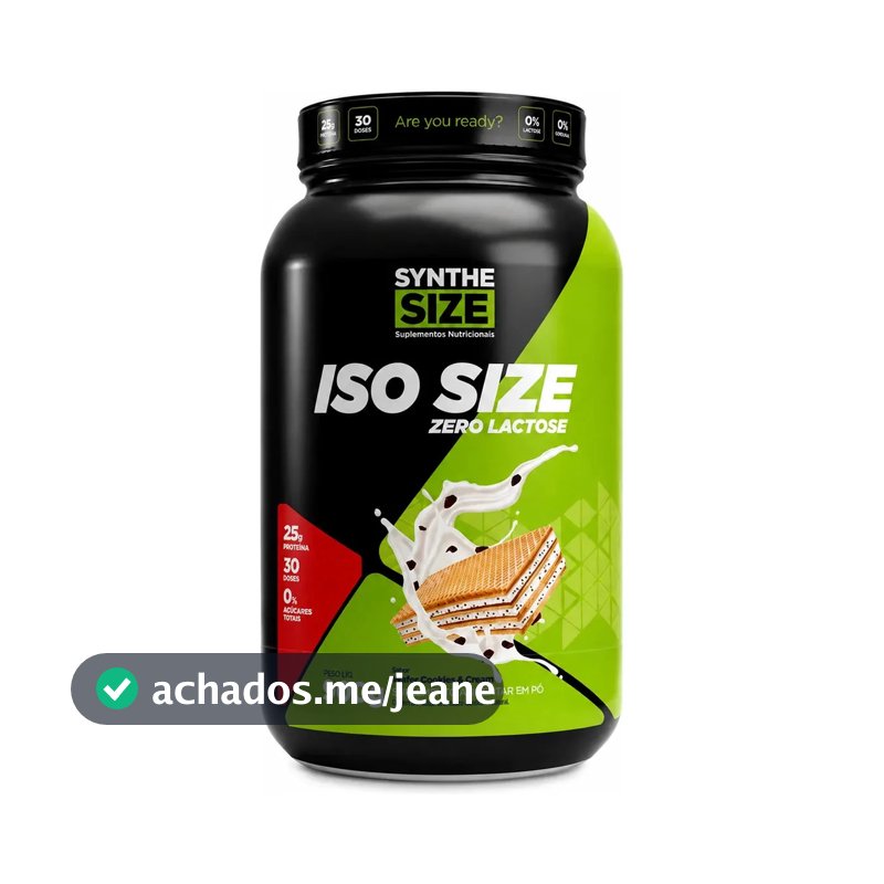 Whey Iso Size Synthesize 900g Wafer Cookies Zero Lactose