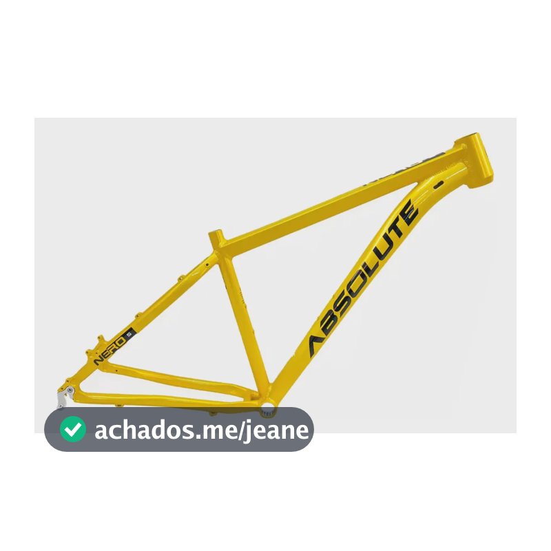 Quadro Absolute Nero 5 para Mountain Bike Aro 29 Cor Amarelo/Metálico
