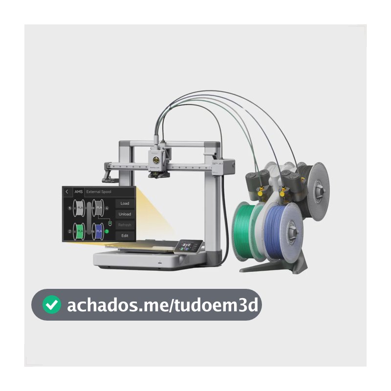 Impressora 3d Bambu Lab A1 Combo Ams Prateado
