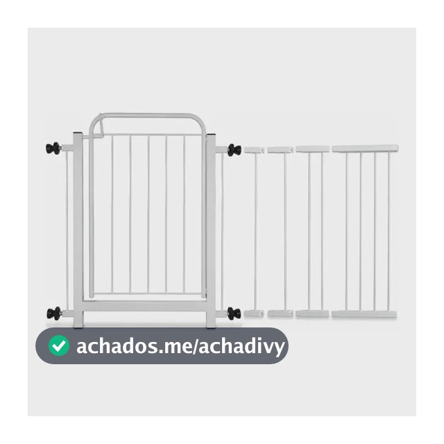 Portão Pet Cães Cachorro Grade Segurança Bebês 78 A 122cm