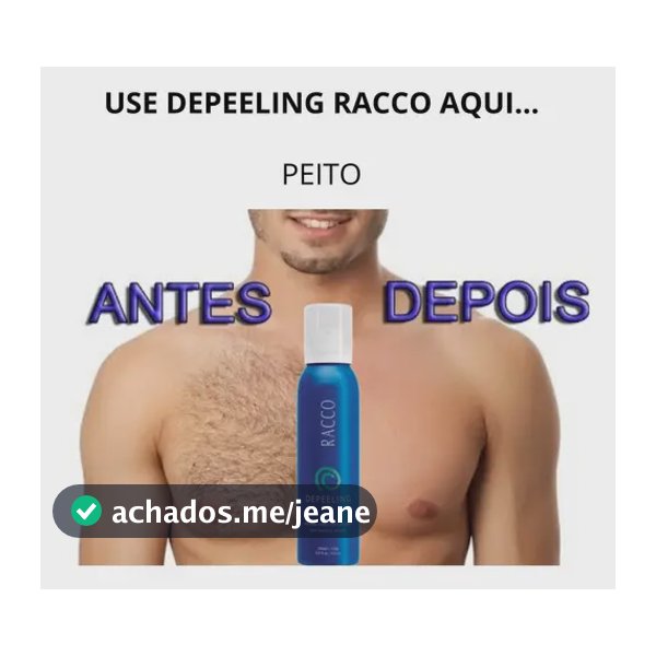 Depelin Racco, Spray Depilatorio, Depilacao Rapida Sem Dor