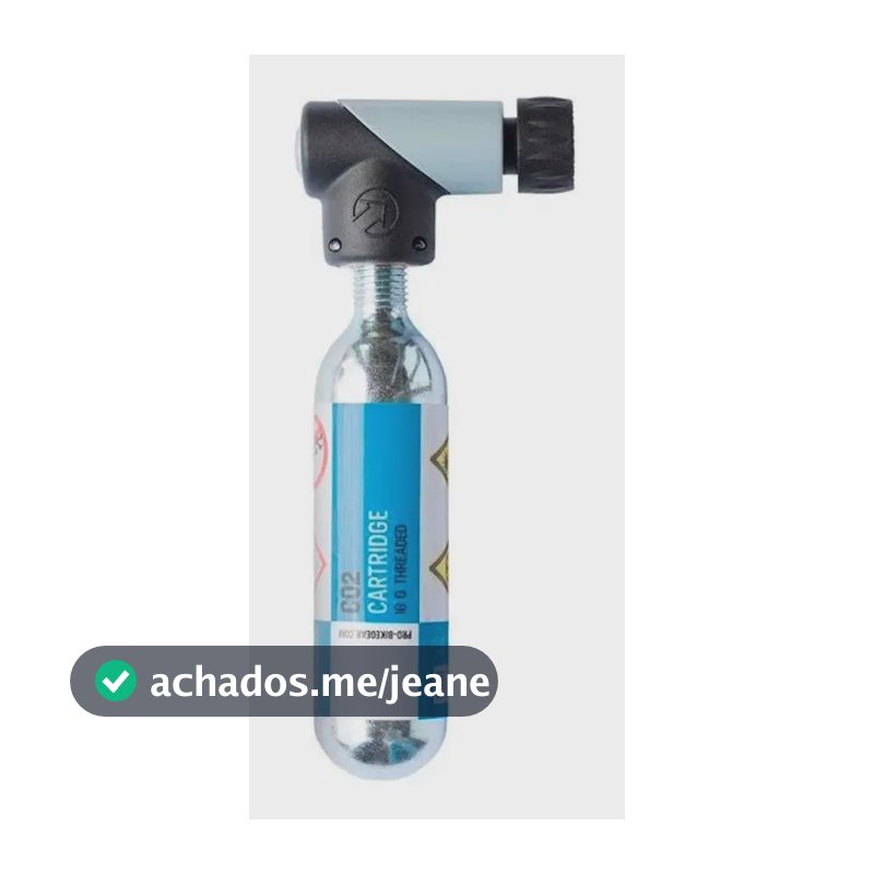 Inflador De Co2 Shimano Pro C/ Cartucho 16gr Presta Schrader Azul E Preto