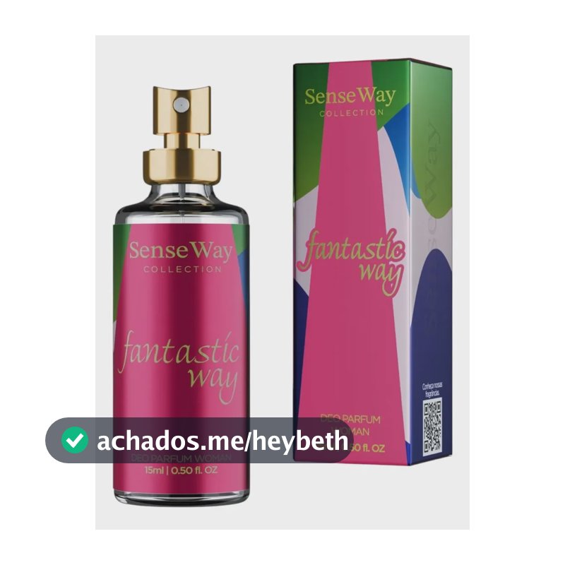 Perfume Deo Colônia Feminino Fantastic Way 15ml Frutado