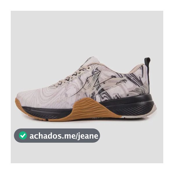 Tênis Lynd Factral Crossfit Treino Academia Bege/preto Liso 43
