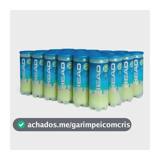 Caixa Com 24 Tubos Bola De Tênis Head Pro - 72 Bolas