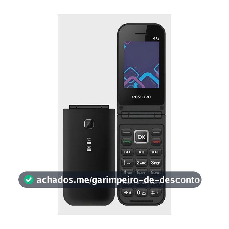 Celular Flip P51 Dual Chip 4G Positivo