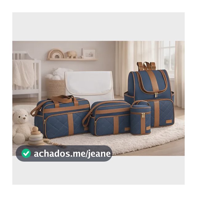 Kit De Bolsa Menino 5 Peças Mochila Paris Térmica Trocador