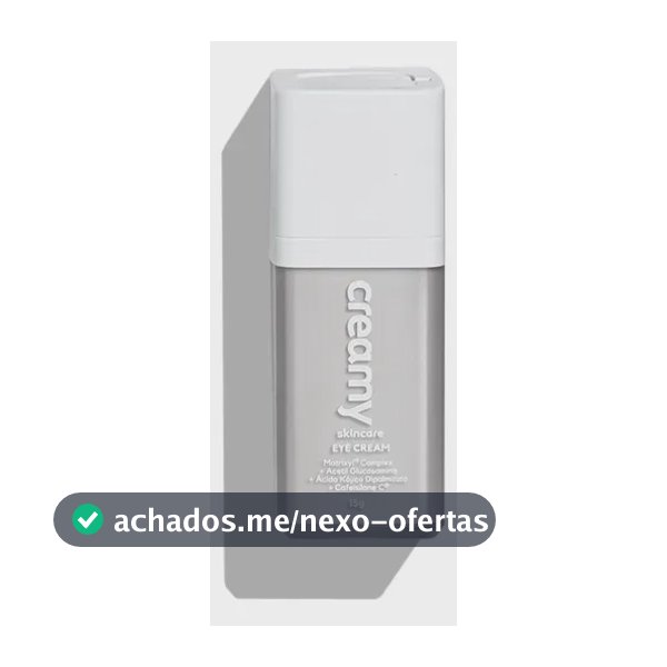 Creamy Skincare Eye Cream 15g | Ação Anti-Idade, Peles com Manchas, Atenua Coloração Escura das Olheiras, Sem Fragrância | Uso Diurno e Noturno, Todos os Tipos de Pele